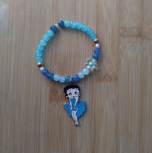 Betty Boop Adult Beaded Bracelet